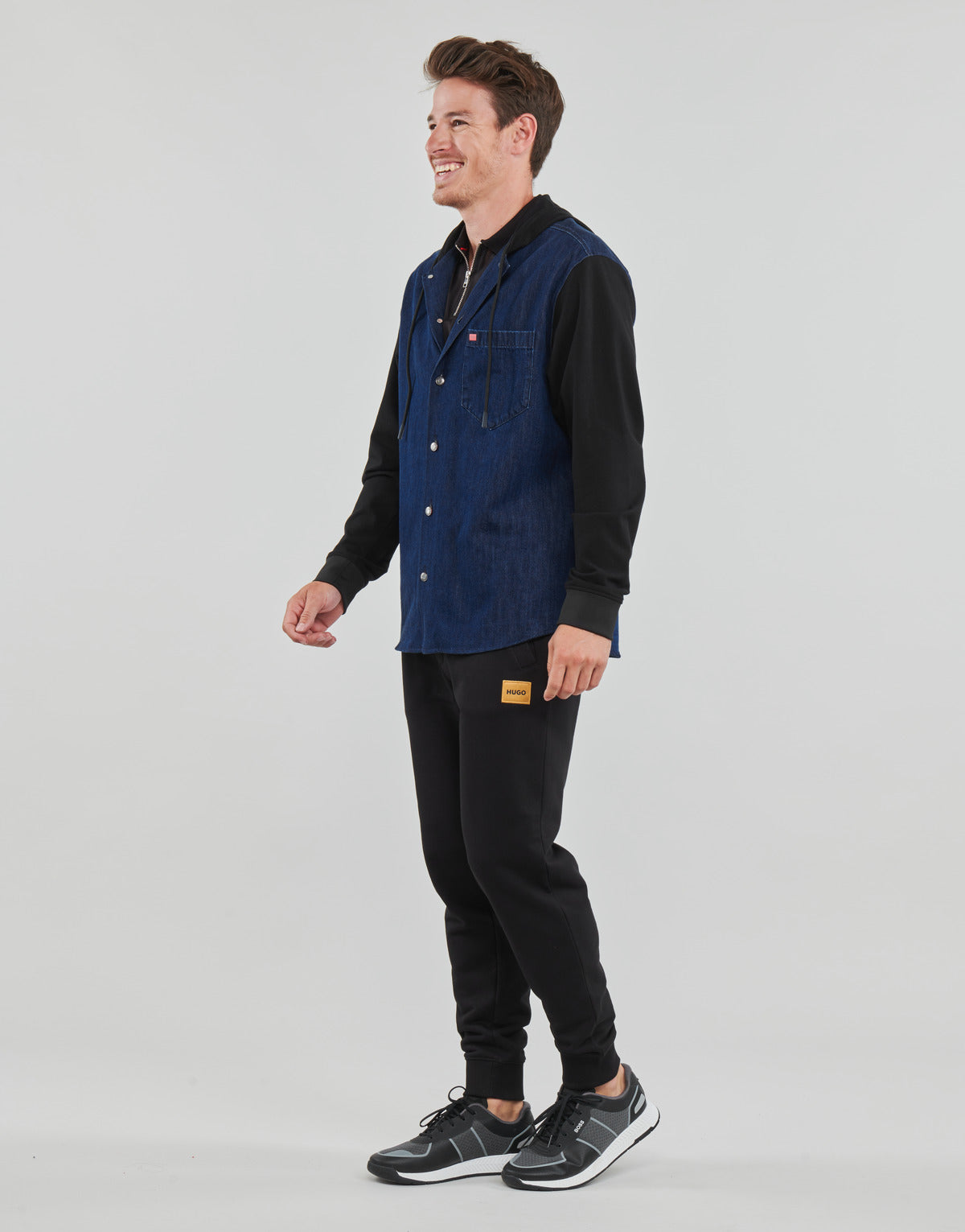 Giubbotto Uomo HUGO Ekoin Nero