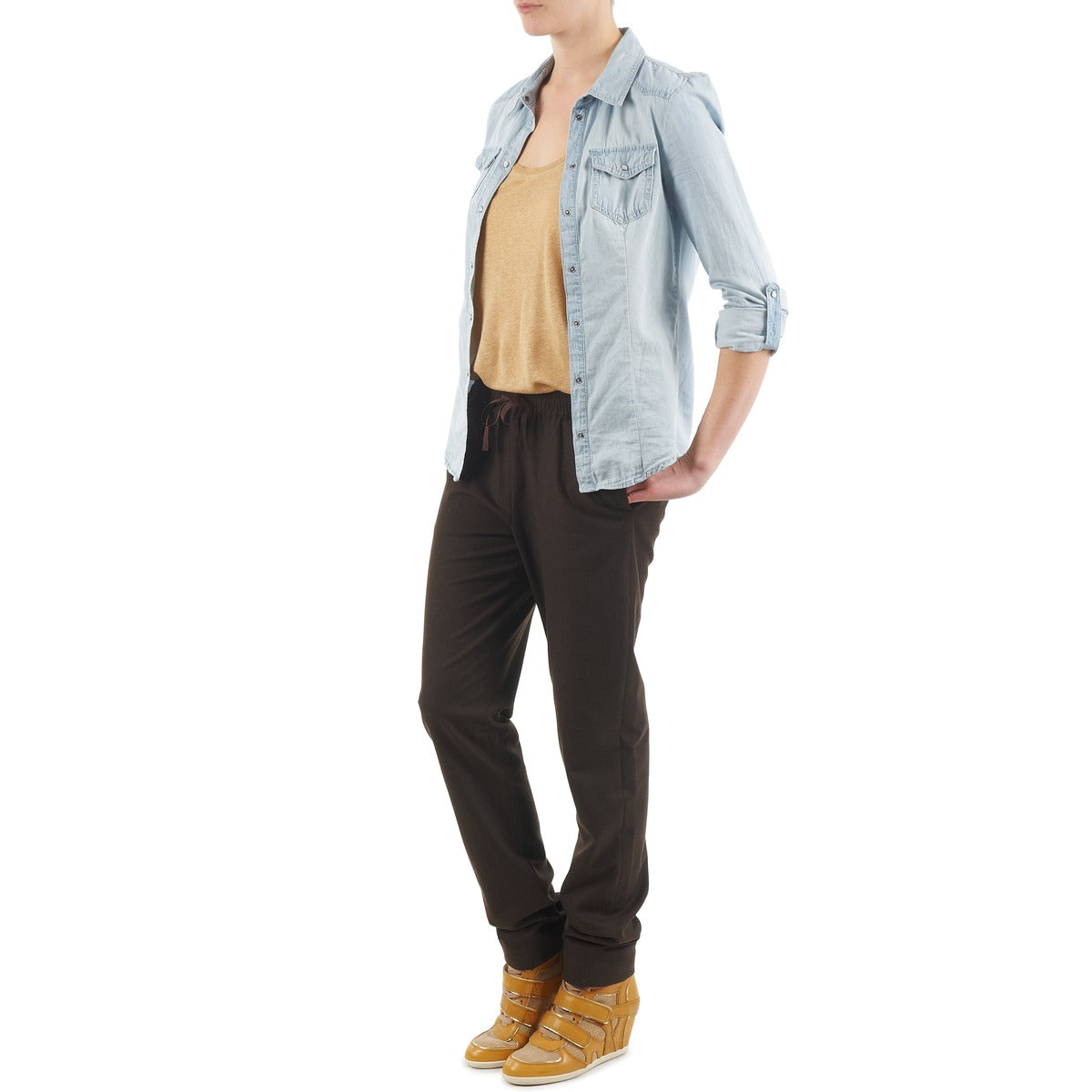 Pantaloni morbidi / Pantaloni alla zuava Donna Bensimon BRODY Marrone