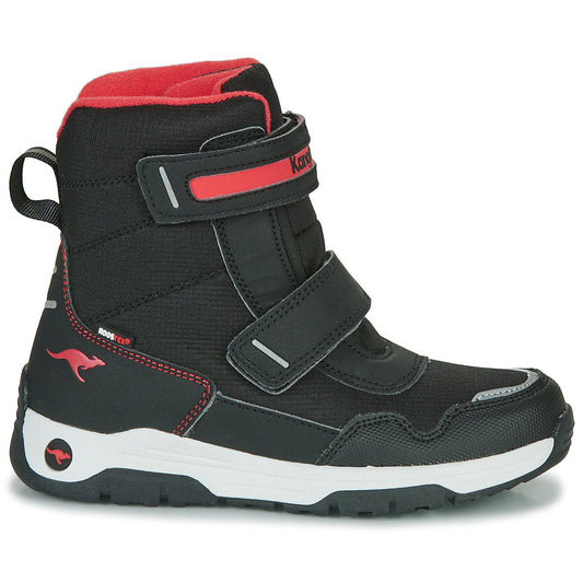 Scarpe da neve bambini ragazzo Kangaroos K-MJ Sharp V RTX Nero