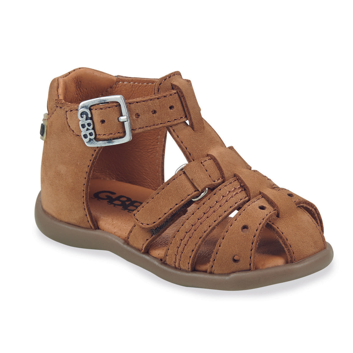 Sandali bambini ragazzo GBB CARIGO Marrone