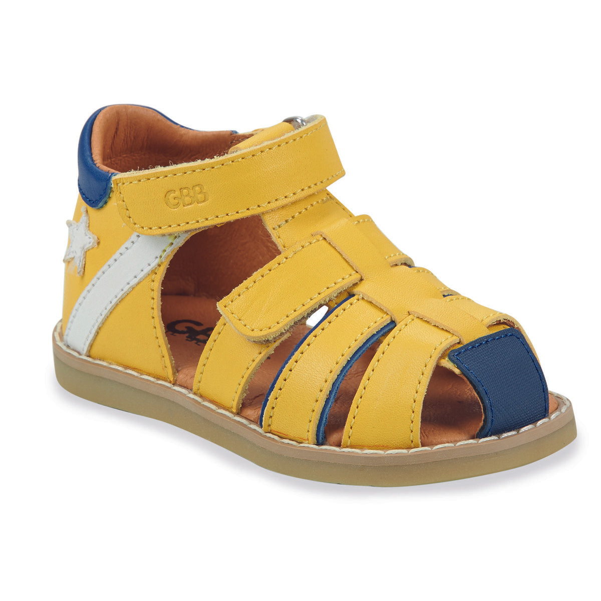 Sandali bambini ragazzo GBB MARTINO Giallo