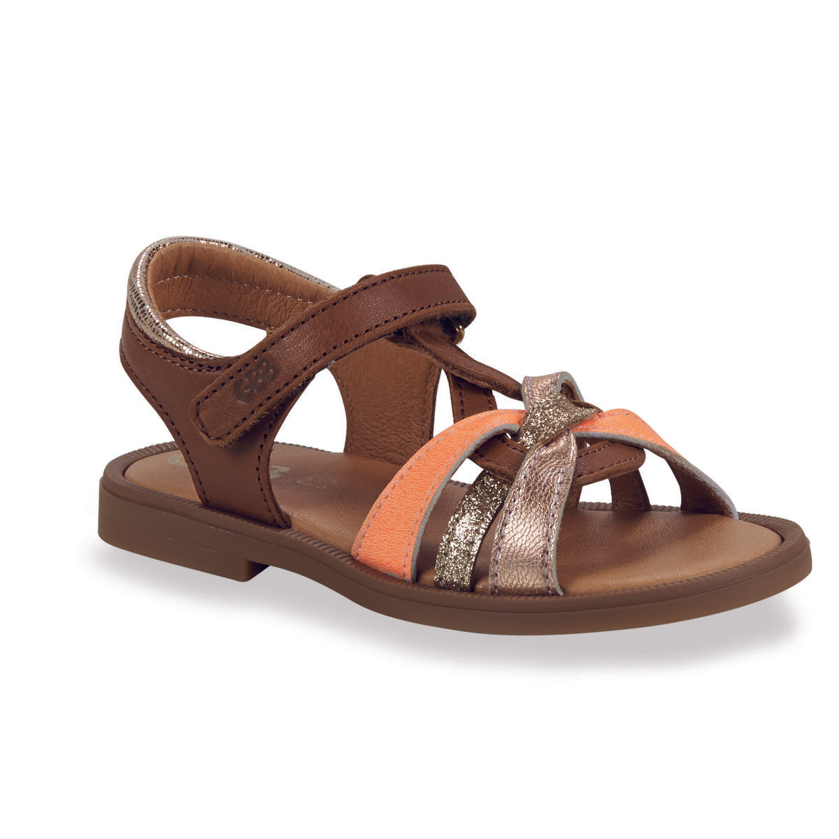 Sandali bambini ragazza GBB DAVINE Marrone