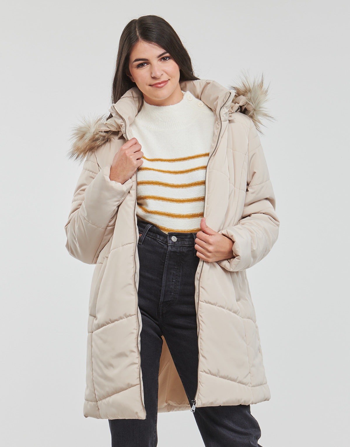 Piumino Donna Betty London MELORINE Beige