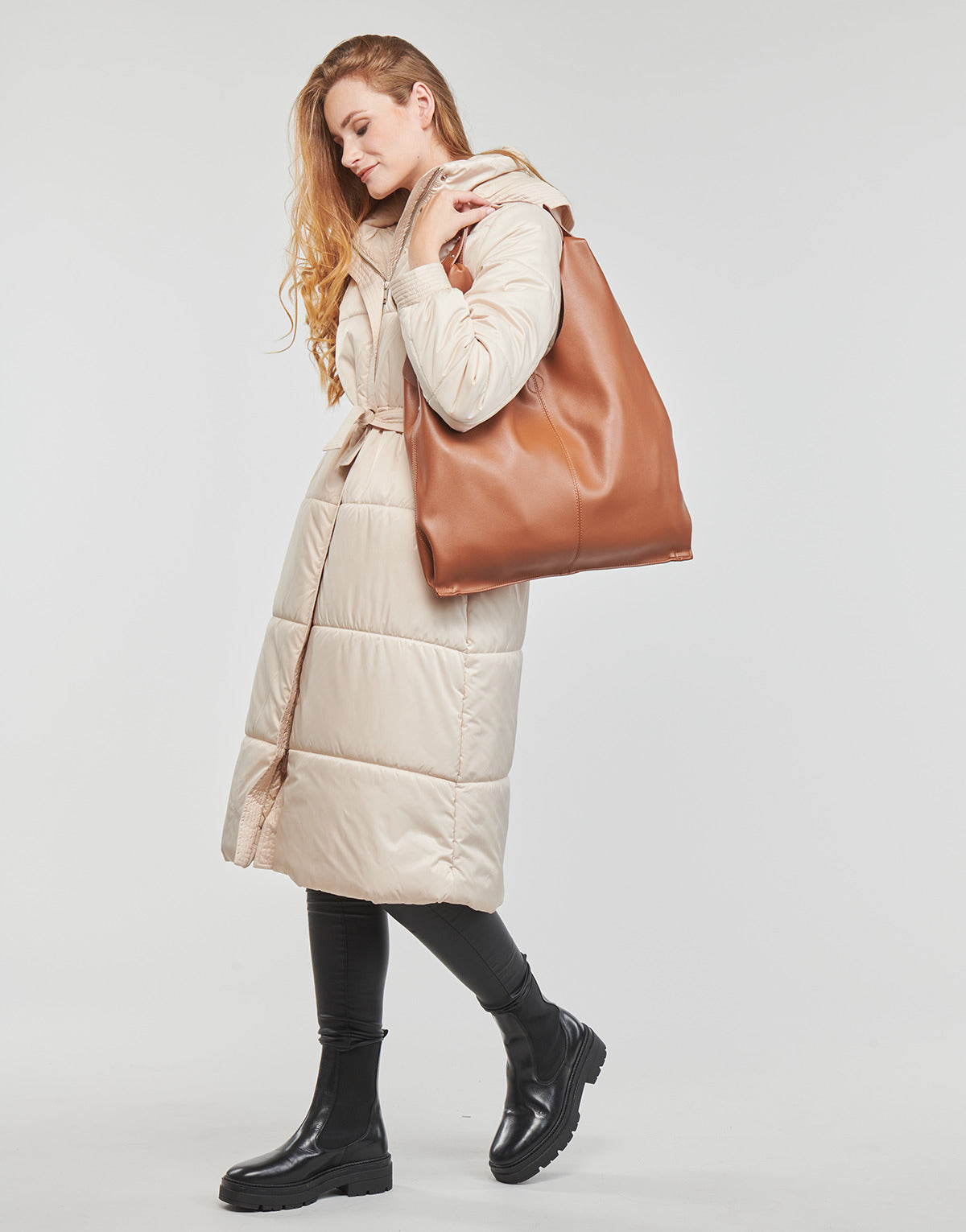 Piumino Donna Moony Mood LUDICIA Beige