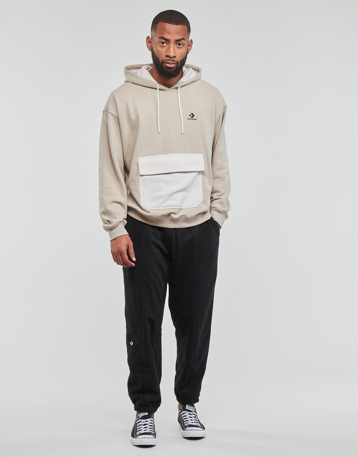 Pantalone Cargo Uomo Converse ELEVATED SEASONAL KNIT PANT Nero