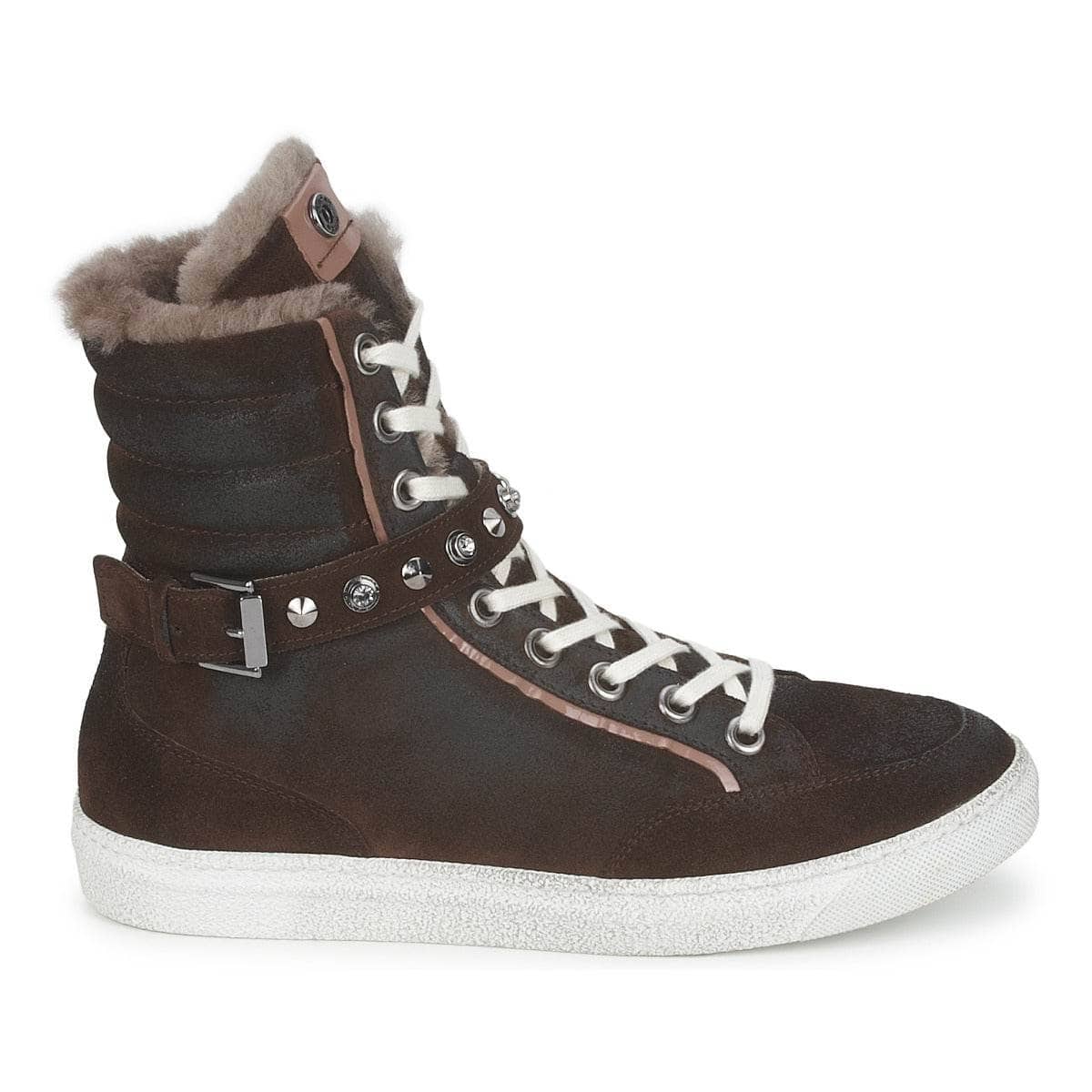 Sneakers alte Donna Janet Sport MOROBRAD Marrone