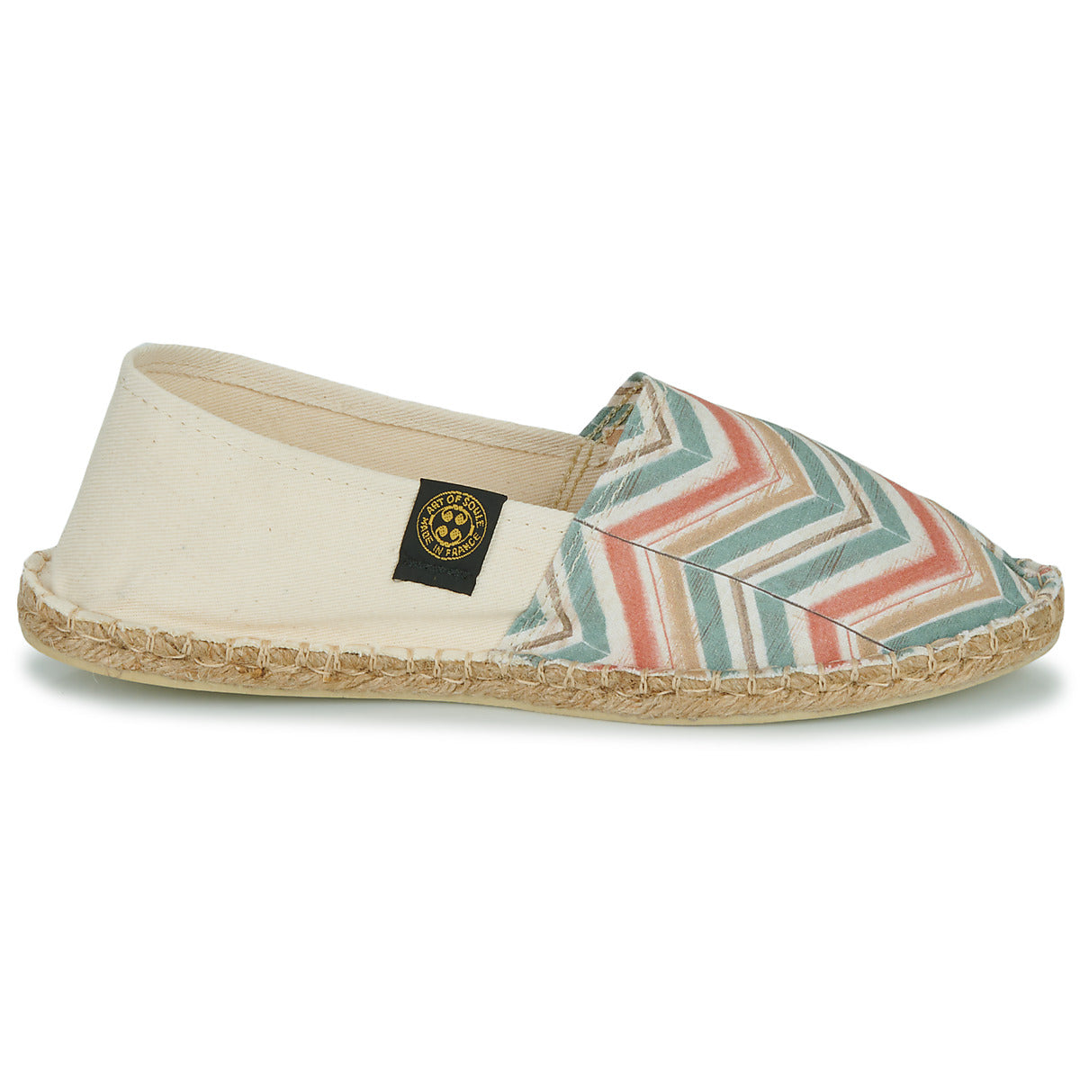 Scarpe Espadrillas Donna Art of Soule ZAG Beige