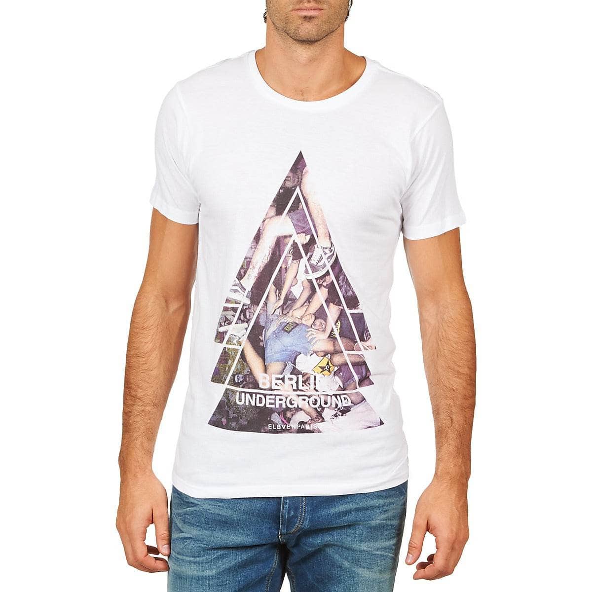 T-shirt Uomo Eleven Paris BERLIN M MEN Bianco
