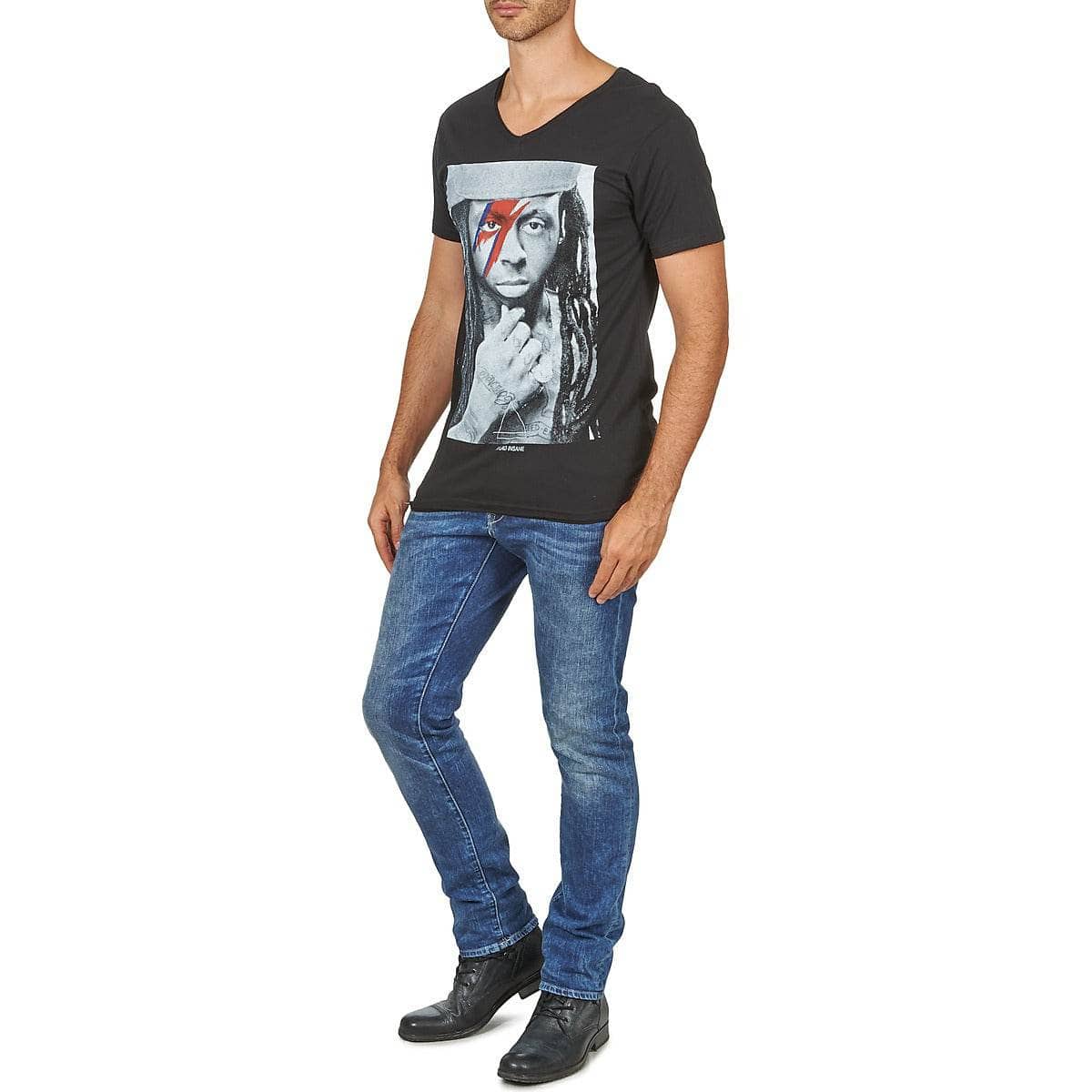 T-shirt Uomo Eleven Paris KAWAY M MEN Nero