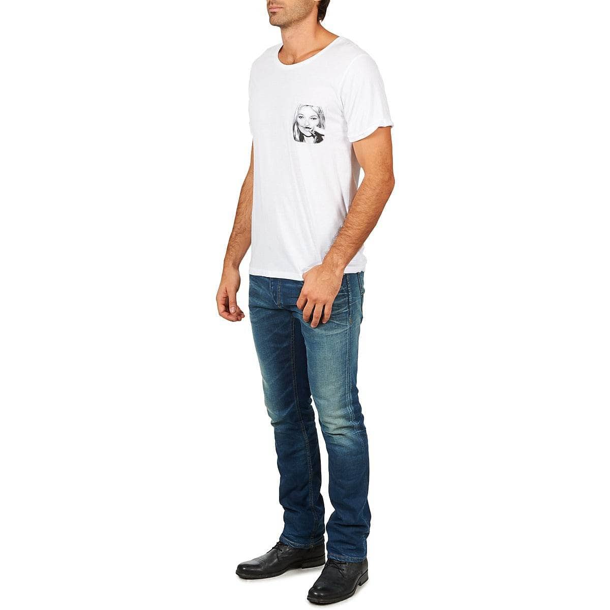 T-shirt Uomo Eleven Paris KMPOCK MEN Bianco