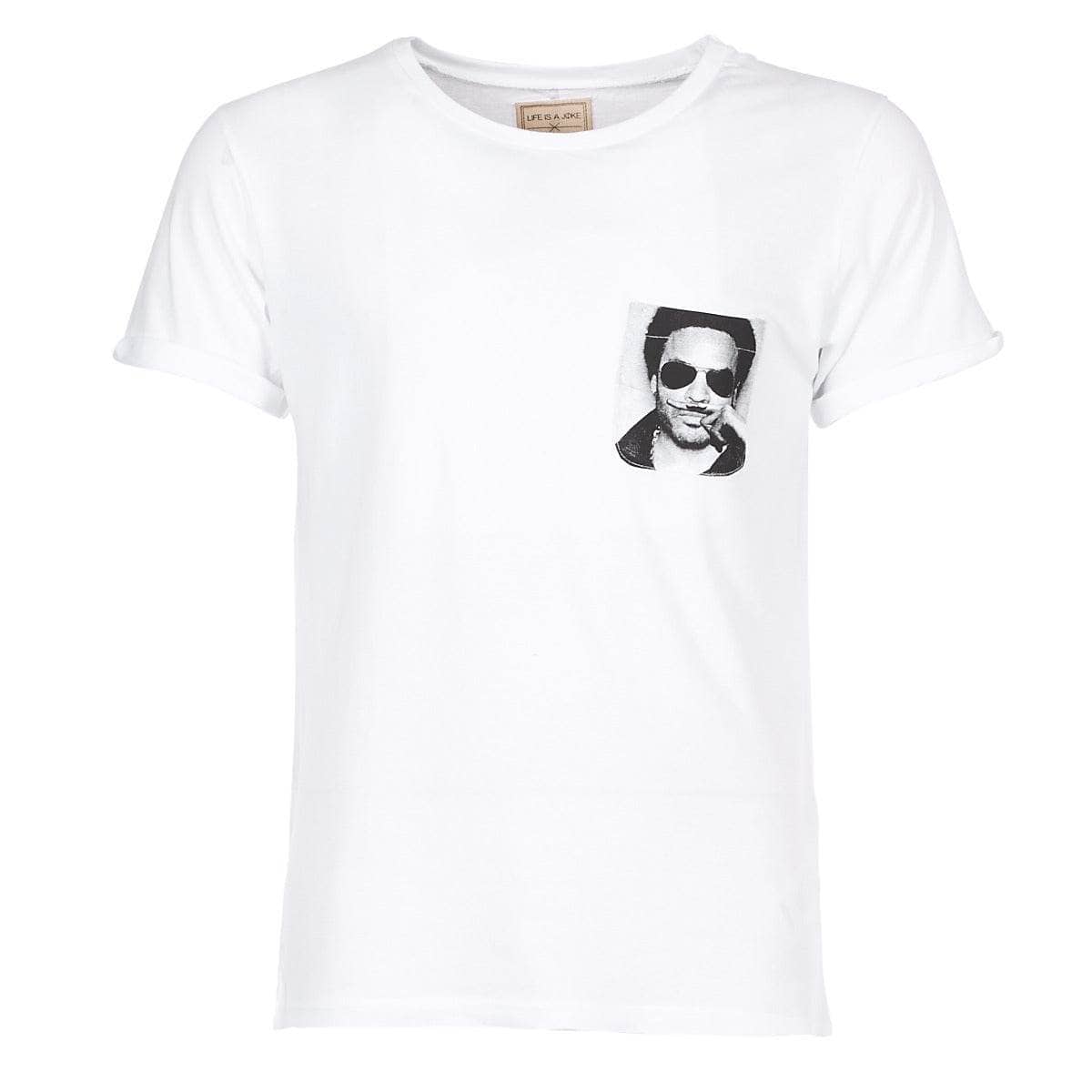 T-shirt Uomo Eleven Paris LENNYPOCK MEN Bianco