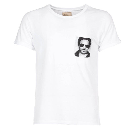 T-shirt Uomo Eleven Paris LENNYPOCK MEN Bianco