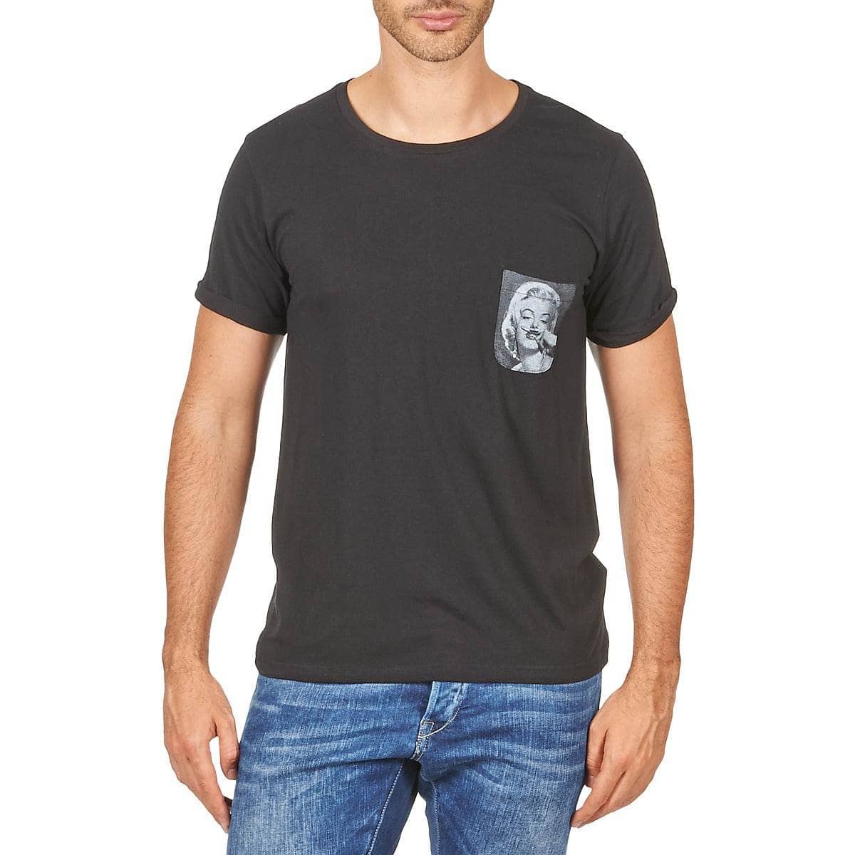 T-shirt Uomo Eleven Paris MARYLINPOCK MEN Nero