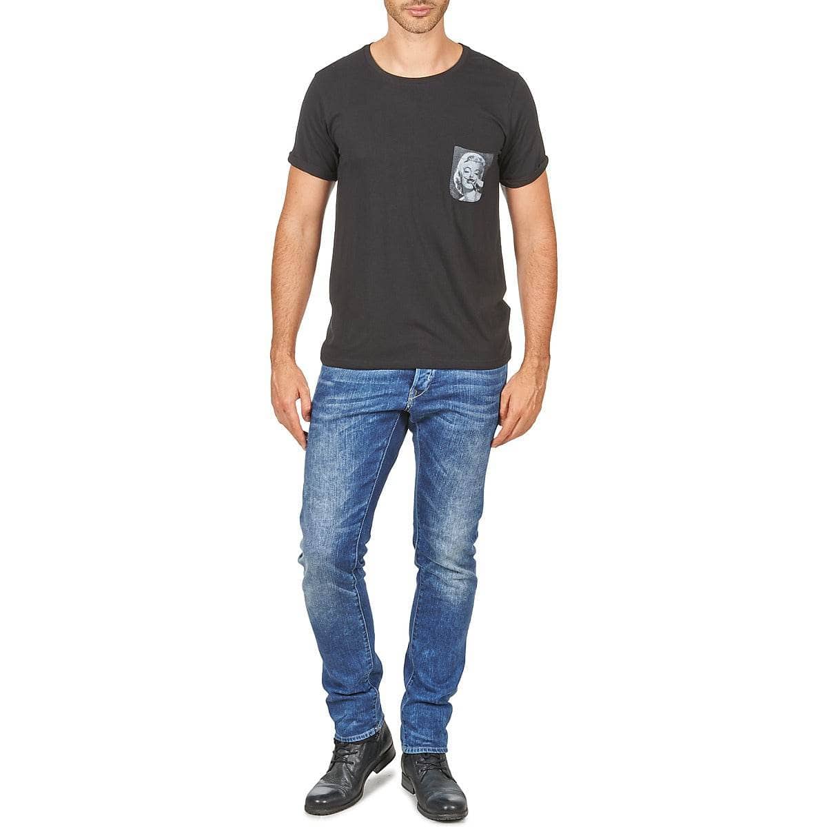 T-shirt Uomo Eleven Paris MARYLINPOCK MEN Nero