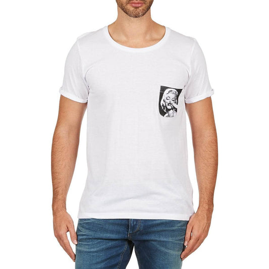 T-shirt Uomo Eleven Paris MARYLINPOCK MEN Bianco