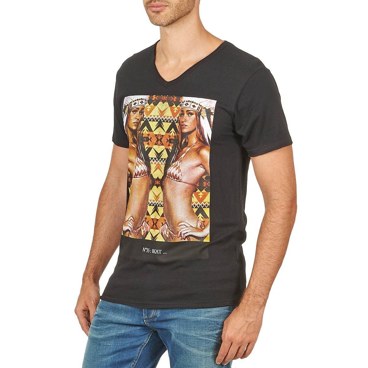 T-shirt Uomo Eleven Paris N35 M MEN Nero