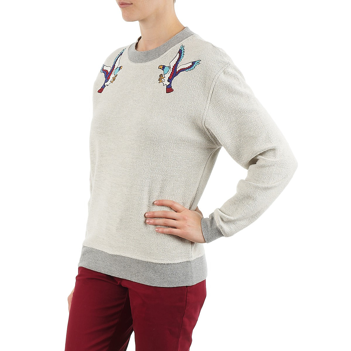 Felpa Donna Eleven Paris TEAVEN WOMEN Grigio