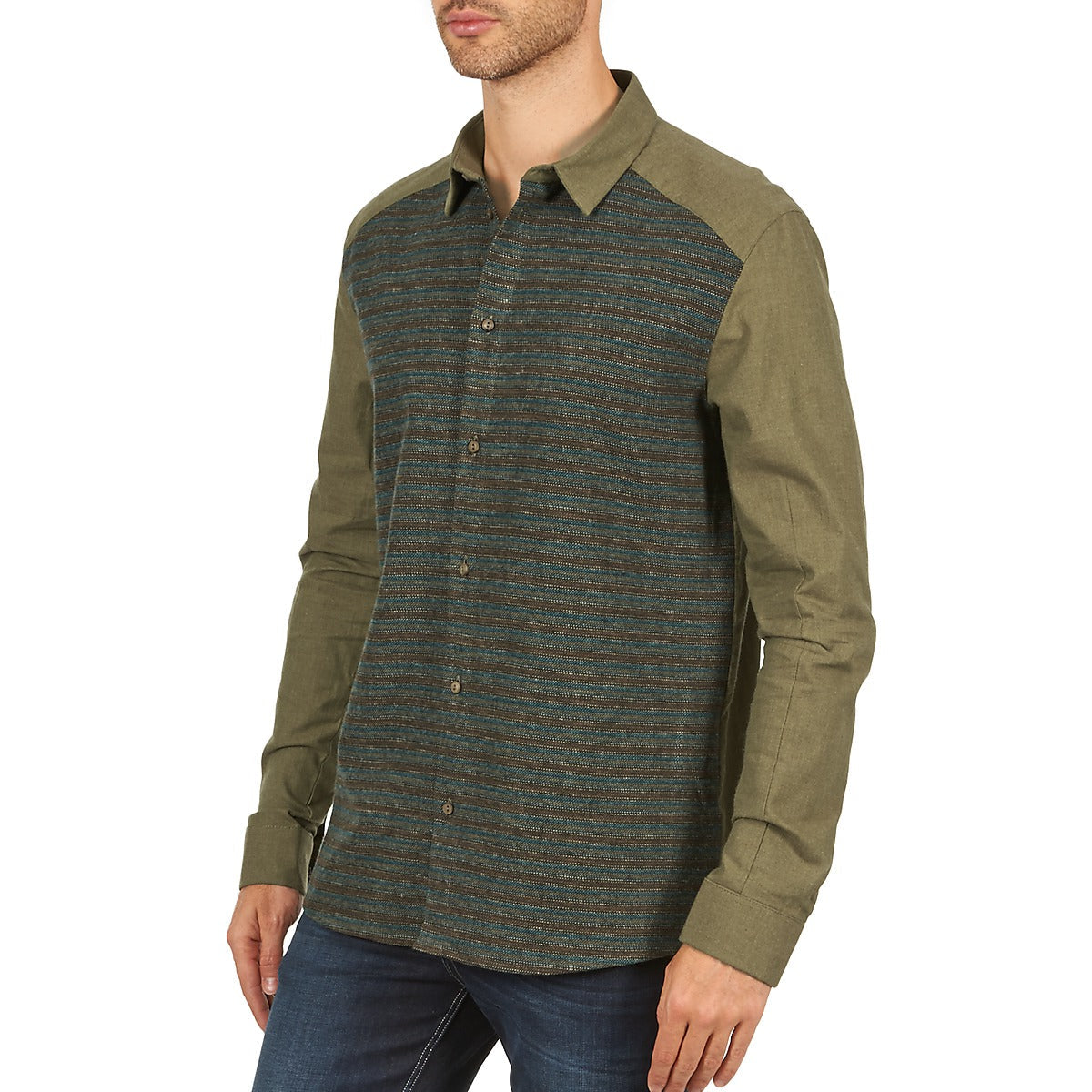Camicia a maniche lunghe Uomo Eleven Paris VRAPP MEN Verde