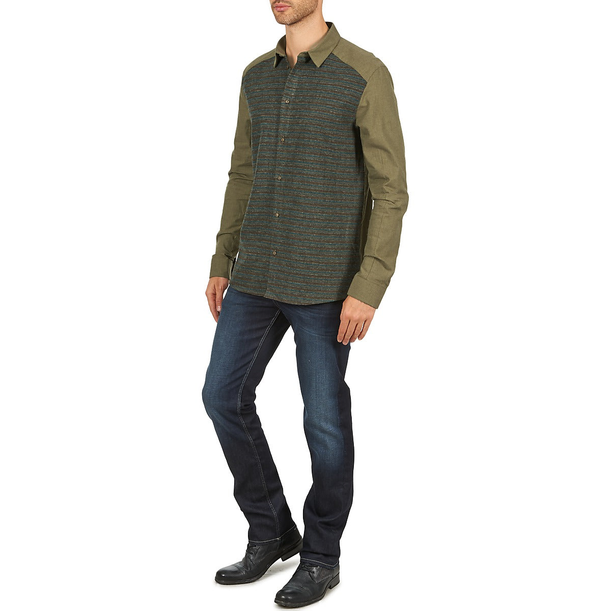 Camicia a maniche lunghe Uomo Eleven Paris VRAPP MEN Verde