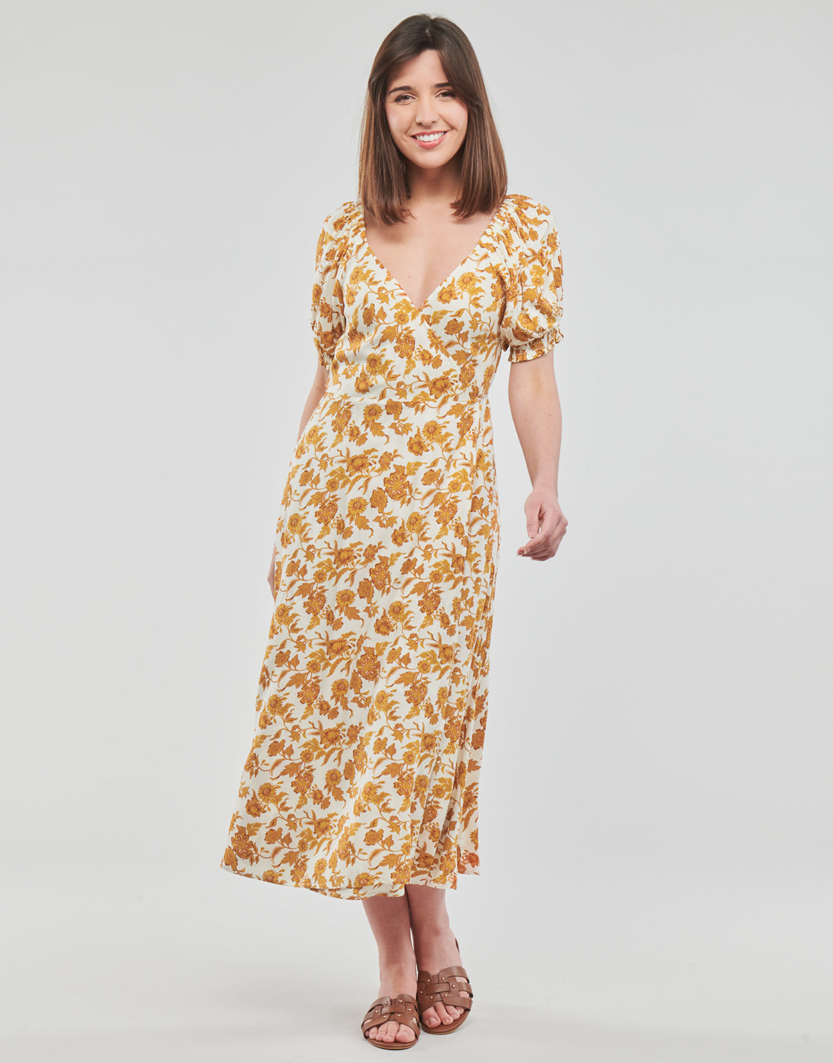 Abito corto Donna Rip Curl OCEANS TOGETHER WRAP DRESS Multicolore