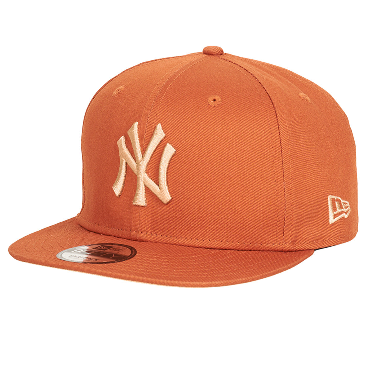 Cappellino Uomo New-Era SIDE PATCH 9FIFTY NEW YORK YANKEES Arancio