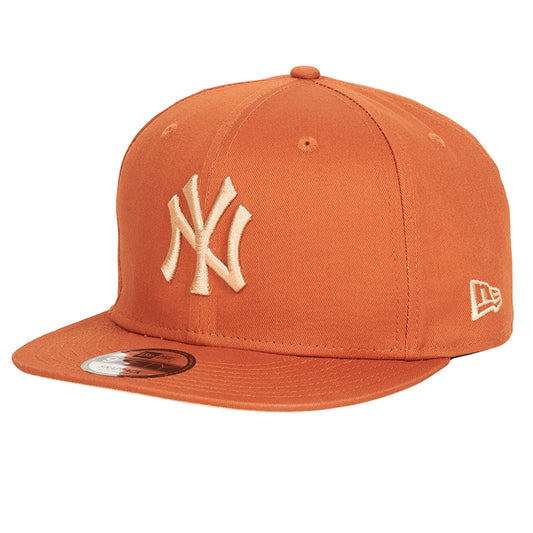 Cappellino Uomo New-Era SIDE PATCH 9FIFTY NEW YORK YANKEES Arancio