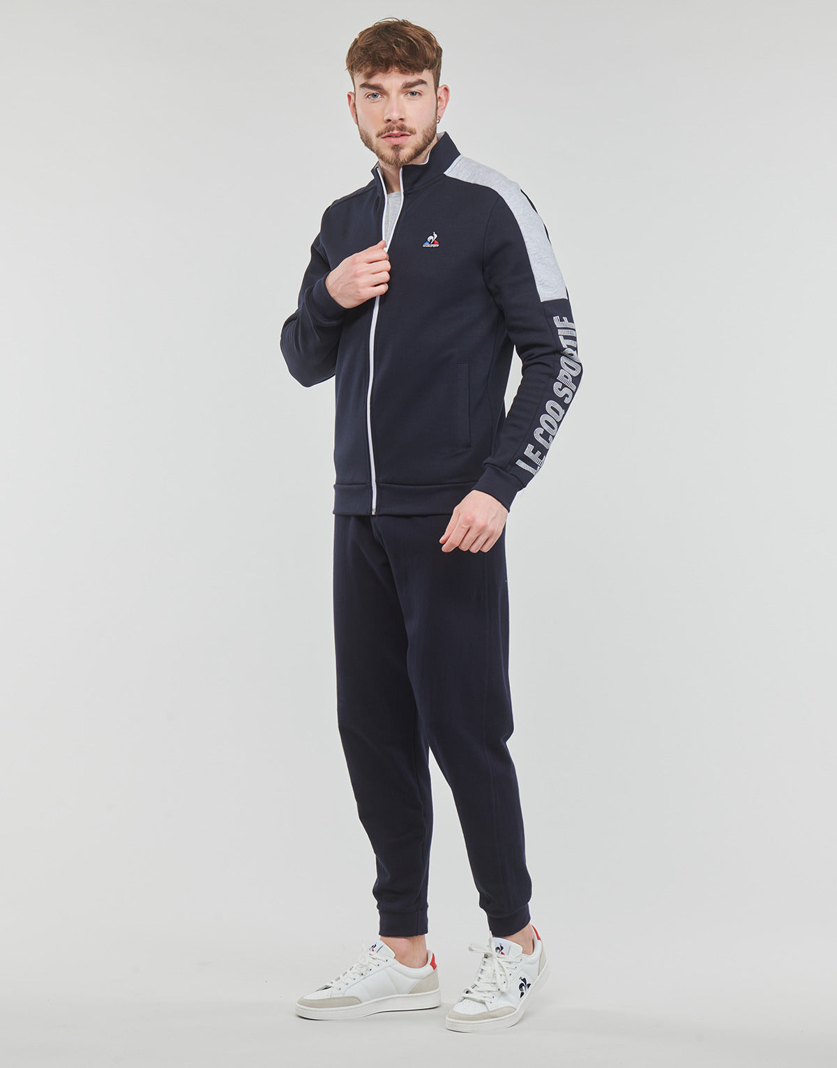 Felpa Uomo Le Coq Sportif SAISON 2 FZ Sweat N°1 M Marine