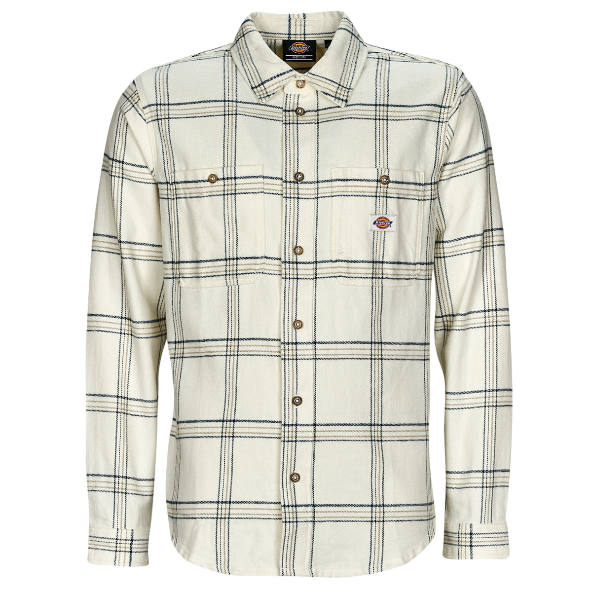 Camicia a maniche lunghe Uomo Dickies WARRENTON SHIRT LS Bianco