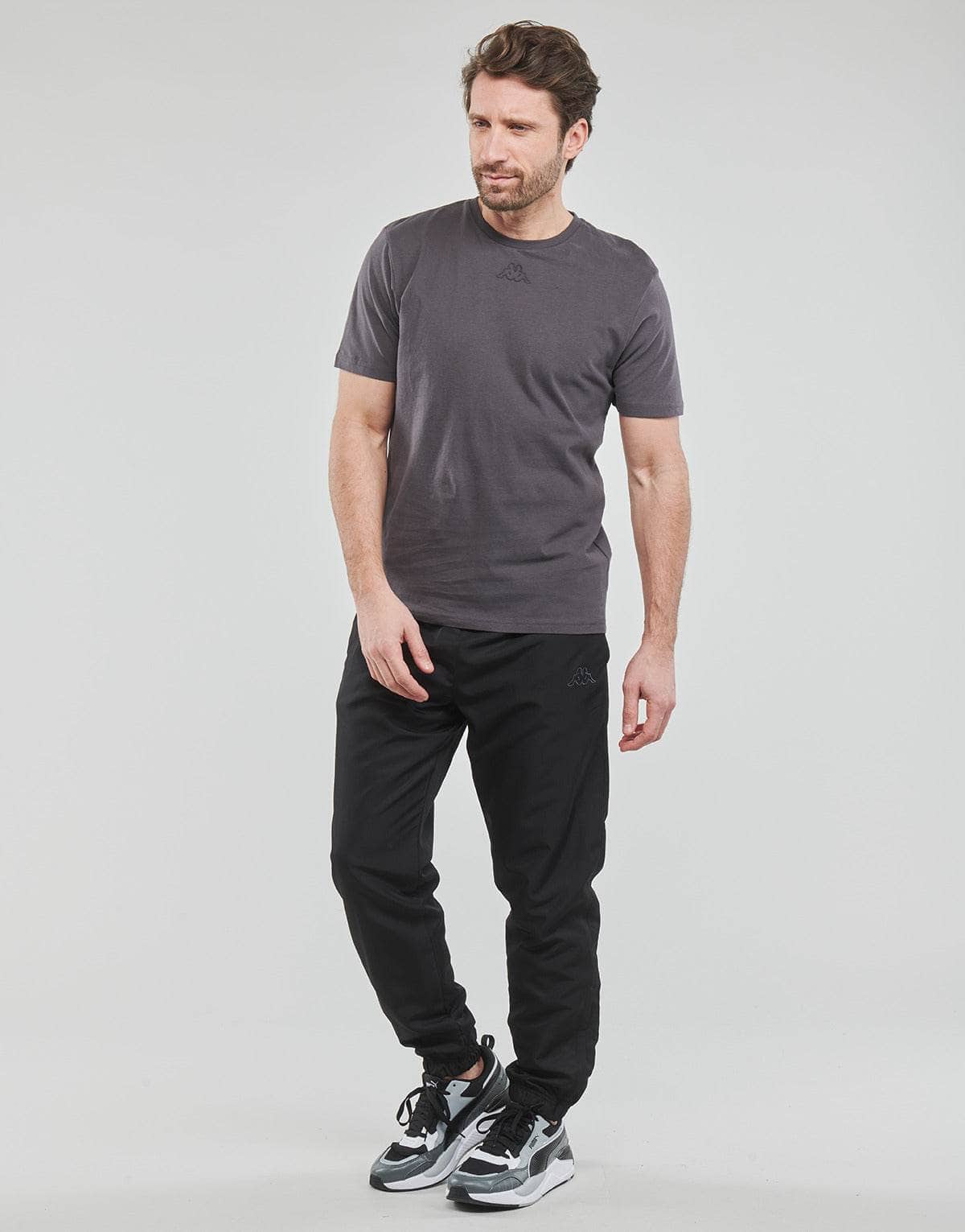 T-shirt Uomo Kappa FACCIA LIFE Grigio