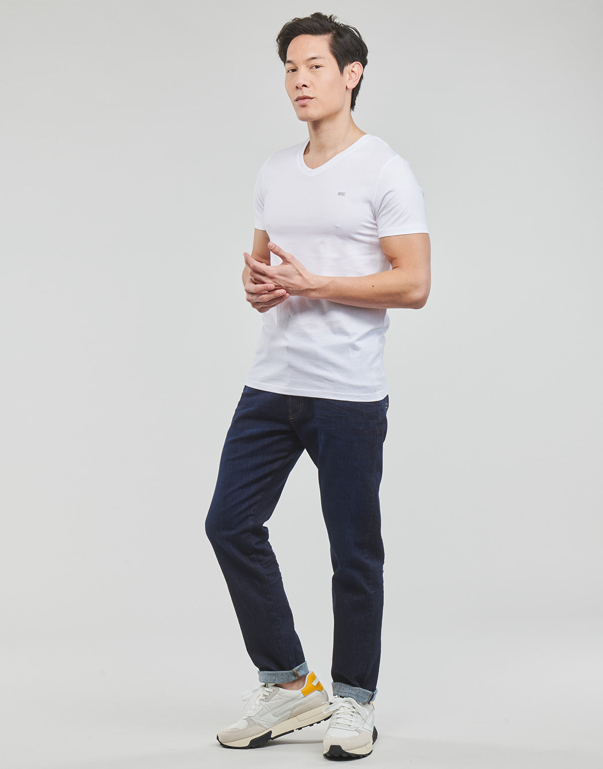 Jeans Tapered Uomo Diesel D-YENNOX Blu