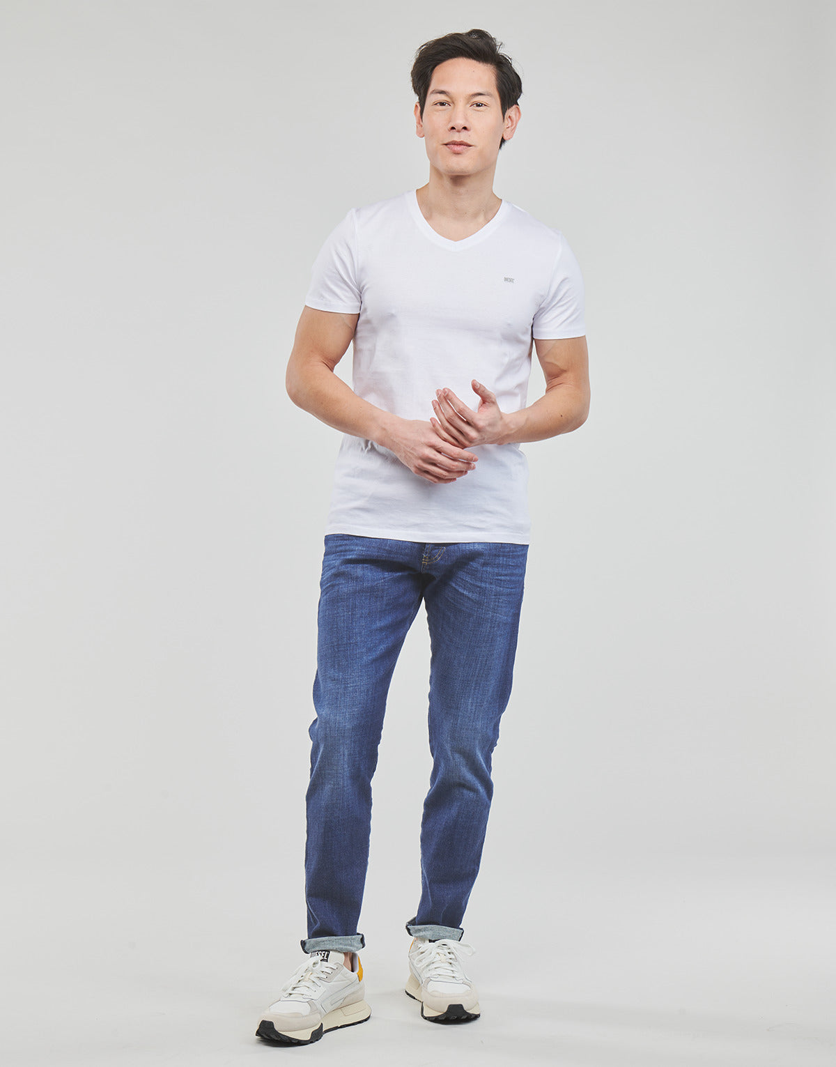 Jeans Tapered Uomo Diesel D-YENNOX Blu