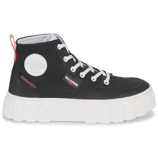 Sneakers alte Donna Palladium PALLATOWER HI Nero