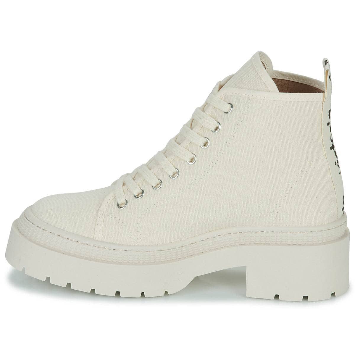 Sneakers alte Donna Victoria CIELO LONA Beige