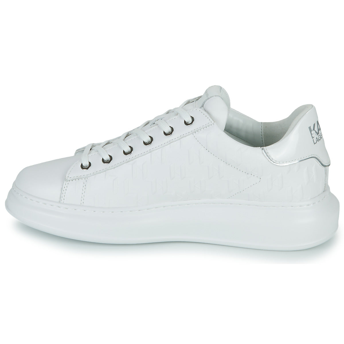 Sneakers Uomo Karl Lagerfeld KAPRI MENS Monogram Emboss Lo Bianco