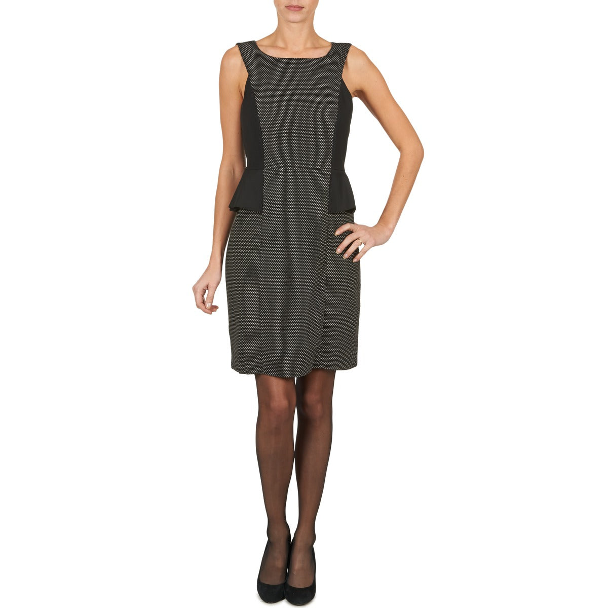 Abito corto Donna Manoukian PEPLUM Grigio