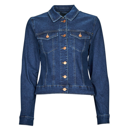 Giacca in jeans Donna JDY JDYREMI SHORT LS JACKET Blu