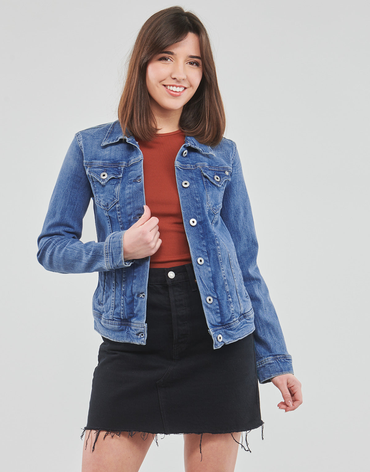 Giacca in jeans Donna Pepe jeans THRIFT Blu