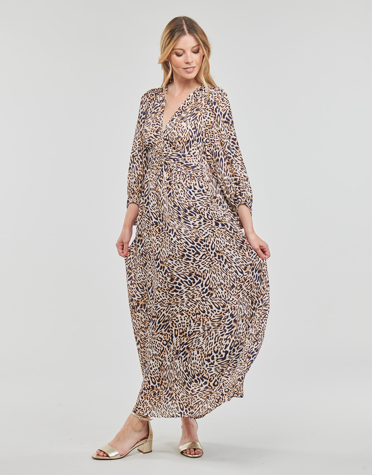 Abito lungo Donna Betty London ALMENA Marrone