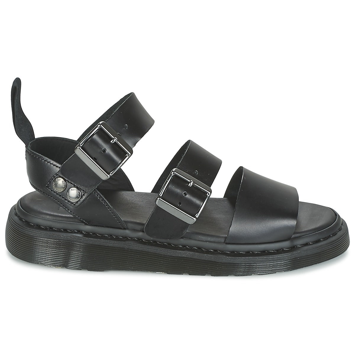 Sandali Donna Dr. Martens  GRYPHON BLACK BRANDO  Nero