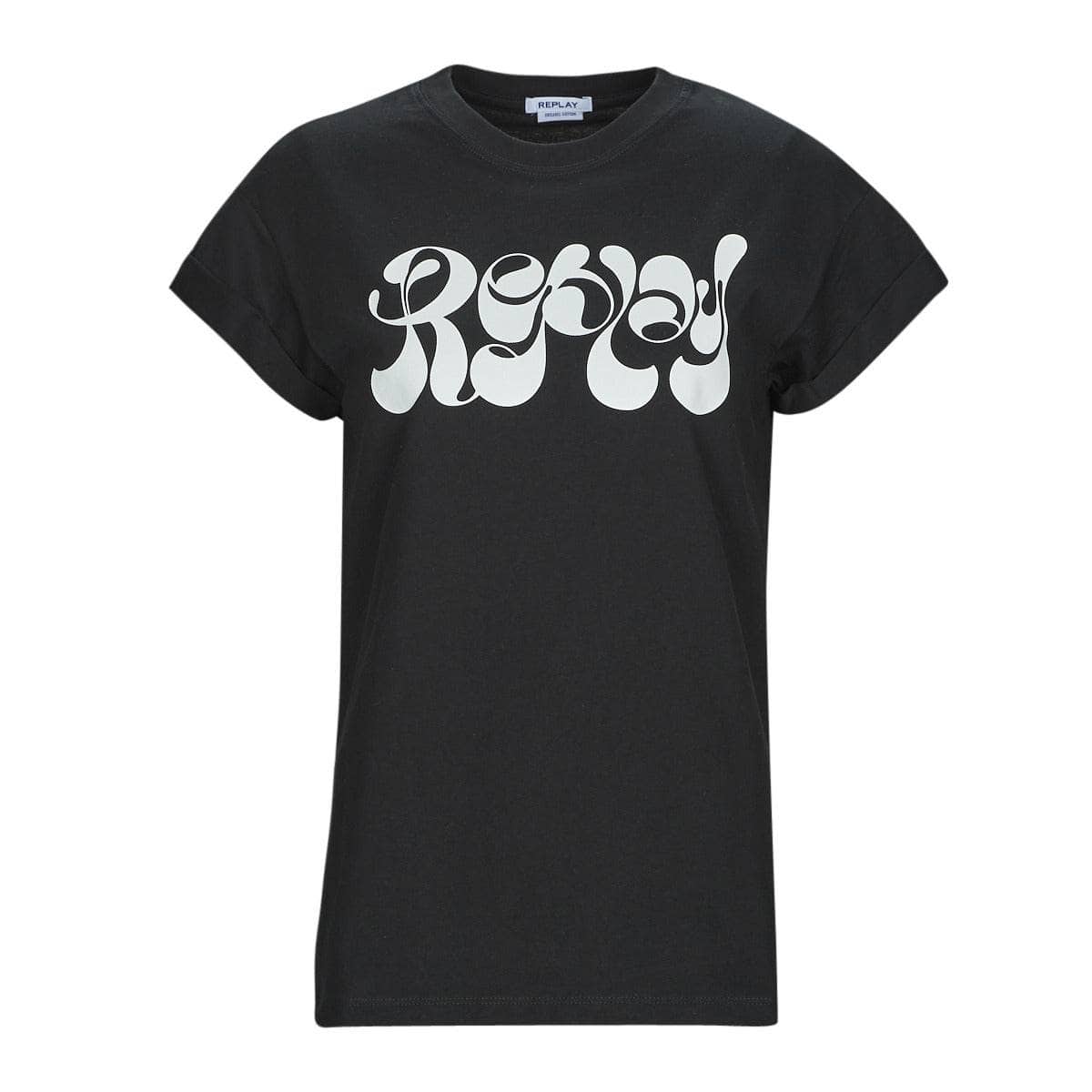 T-shirt Donna Replay W3588G Nero