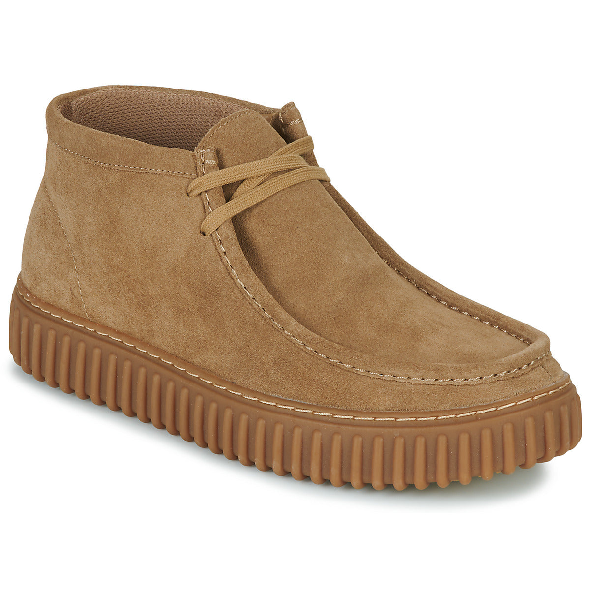 Sneakers alte Uomo Clarks  TORHILL HI  Beige