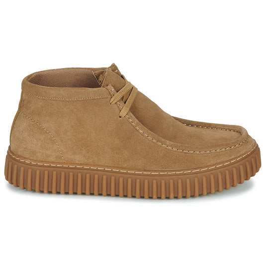 Sneakers alte Uomo Clarks  TORHILL HI  Beige