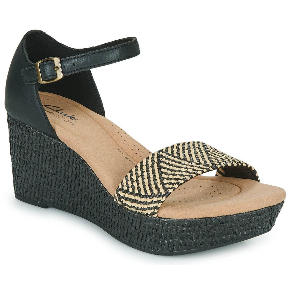 Sandali Donna Clarks ROSE EASE Nero