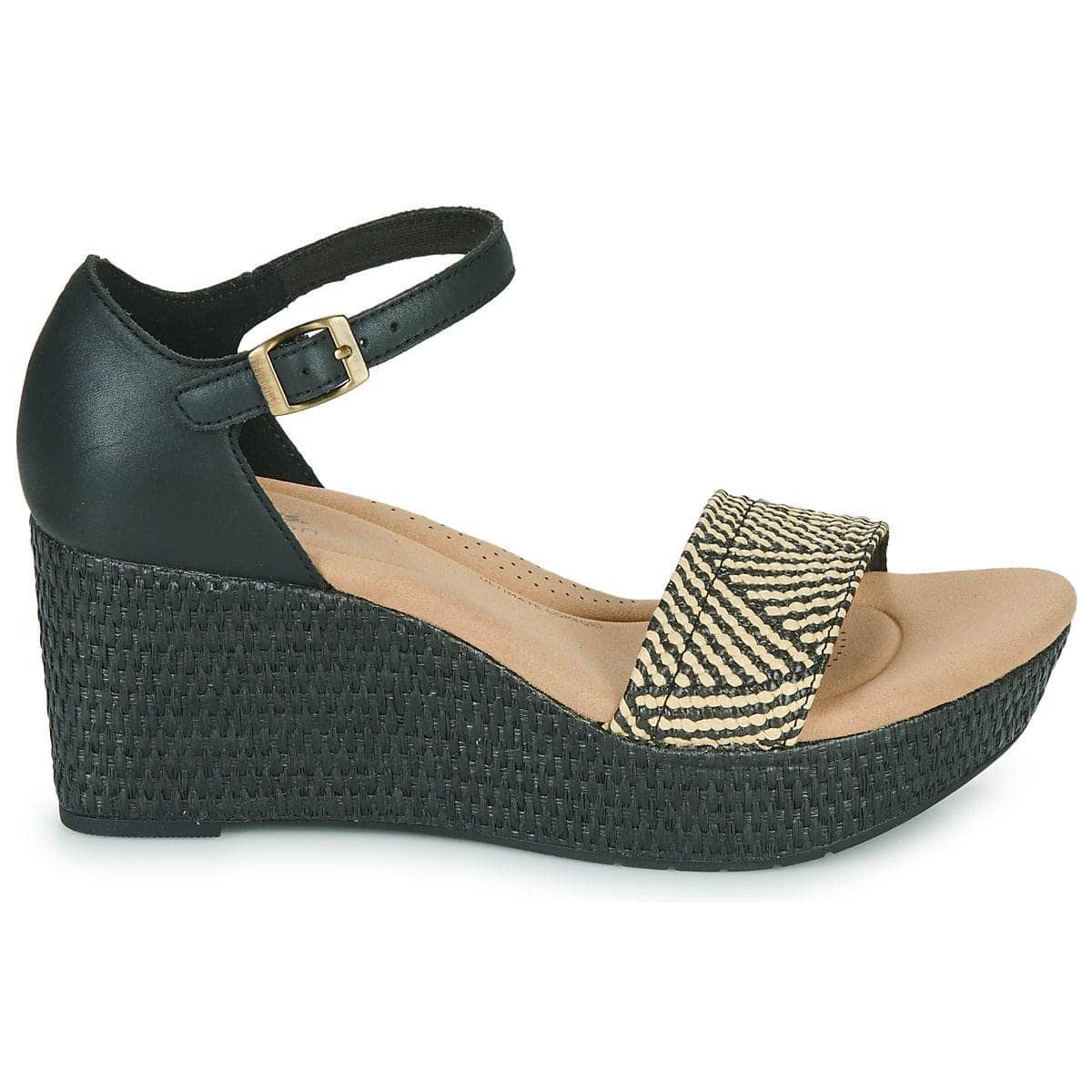 Sandali Donna Clarks ROSE EASE Nero