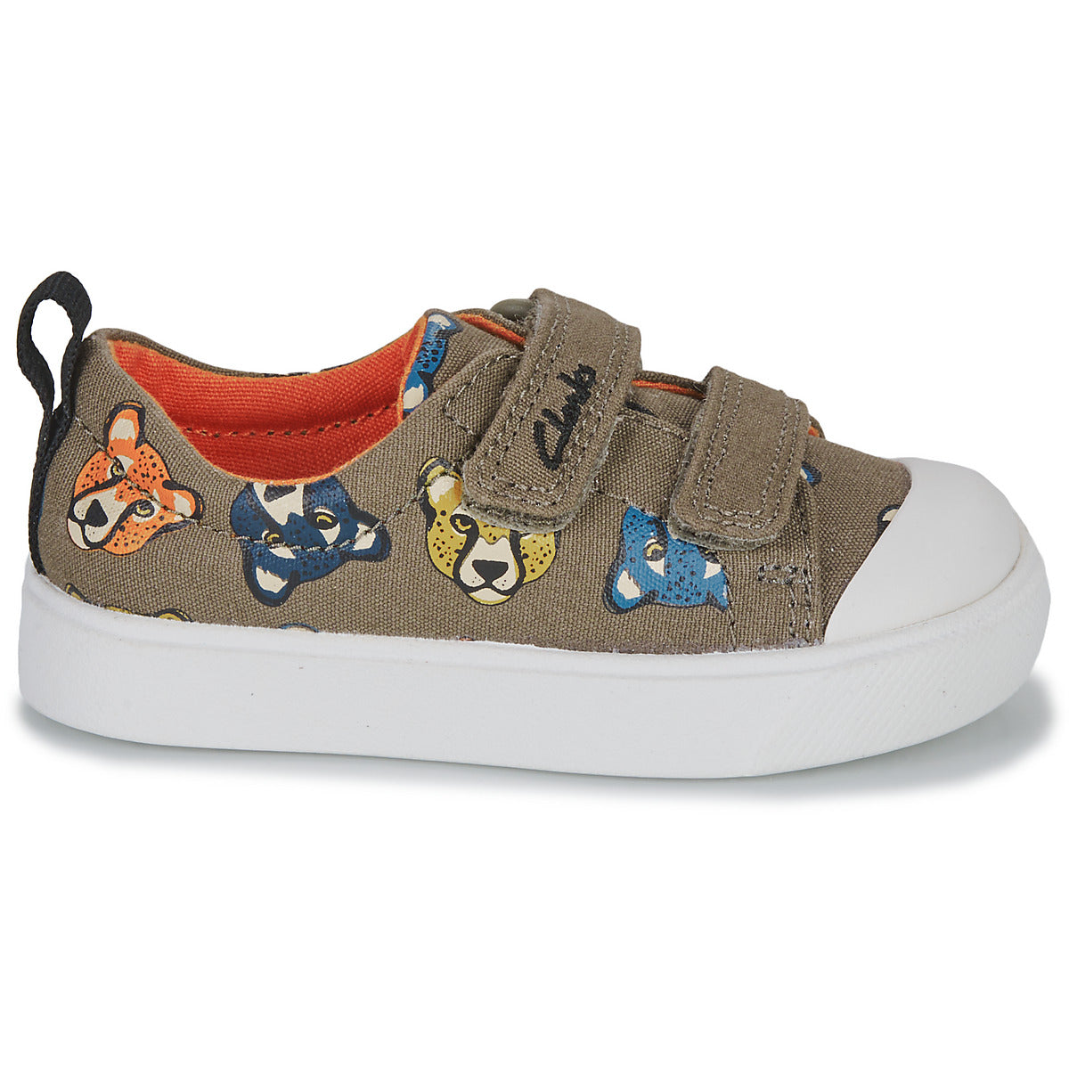 Scarpe bambini ragazzo Clarks CITY BRIGHT T Kaki