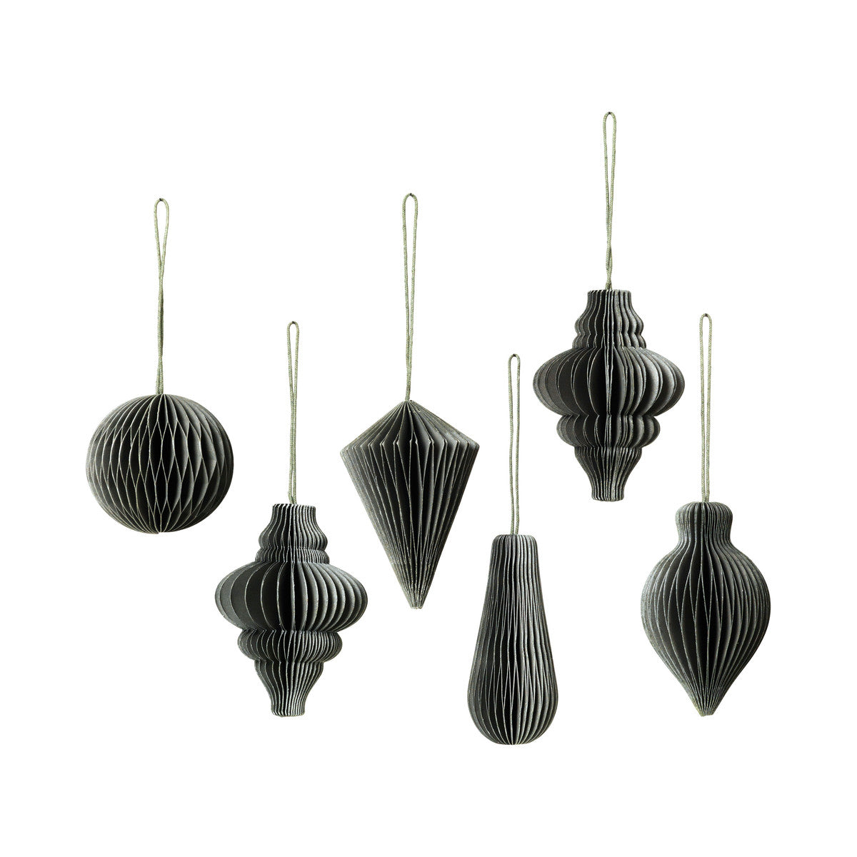 Decorazioni natalizie Broste Copenhagen DECO ’CHRISTMAS MIX’ PAPIER X6 Verde