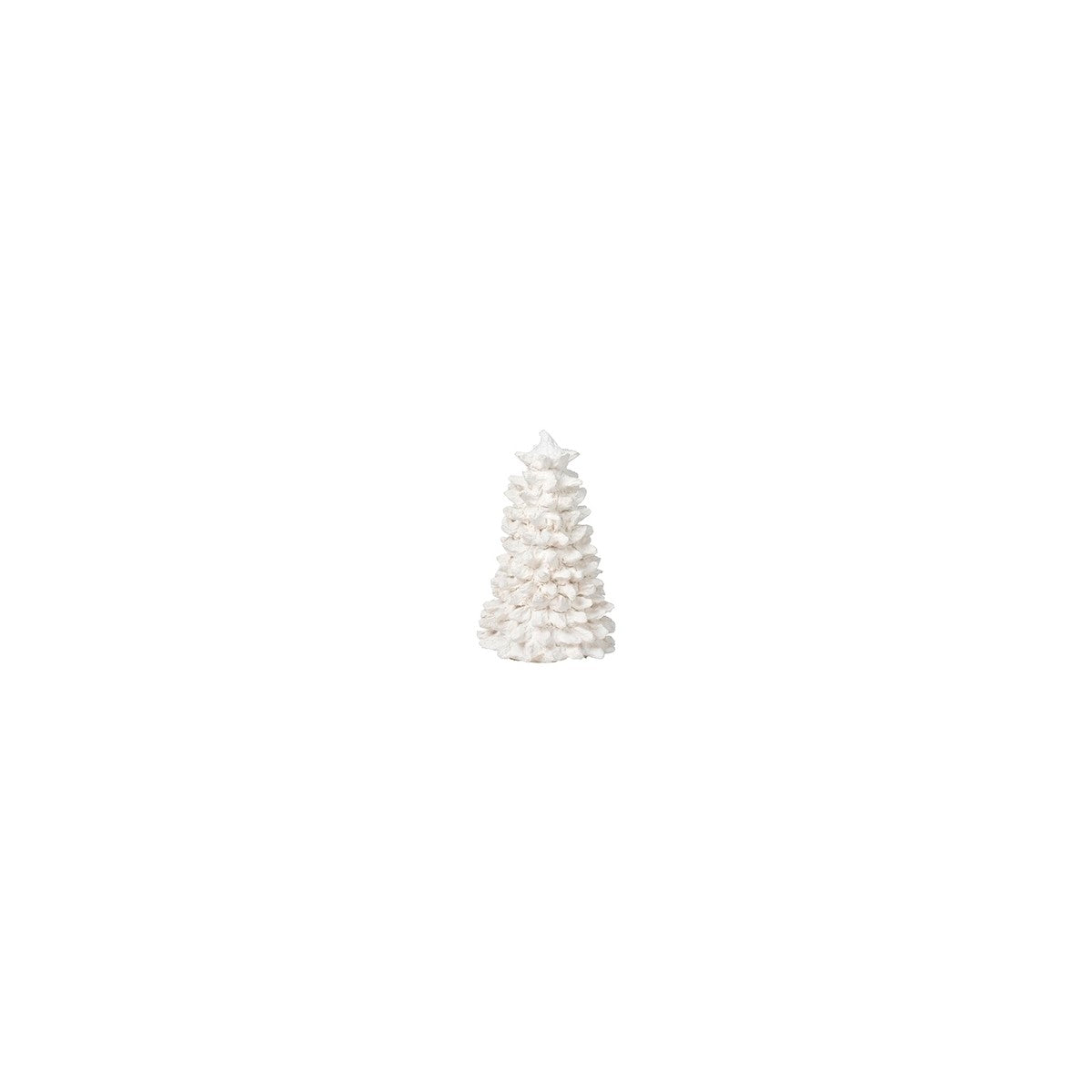 Decorazioni natalizie Broste Copenhagen SAPIN ’PULP’ COTON Bianco
