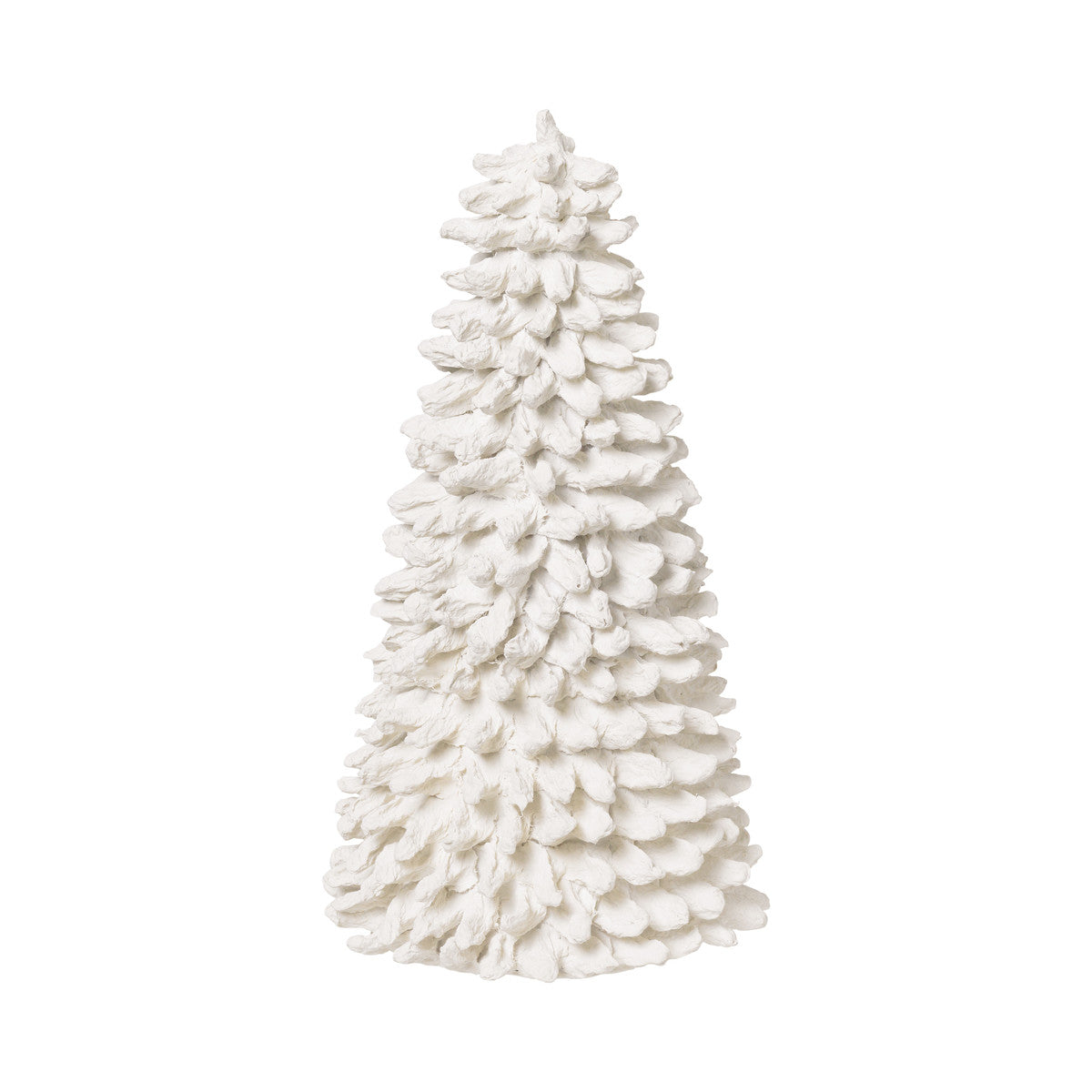 Decorazioni natalizie Broste Copenhagen SAPIN ’PULP’ COTON Bianco