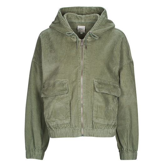 Giubbotto Donna Only ONLKENZIE L/S CORD JACKET CC PNT Verde