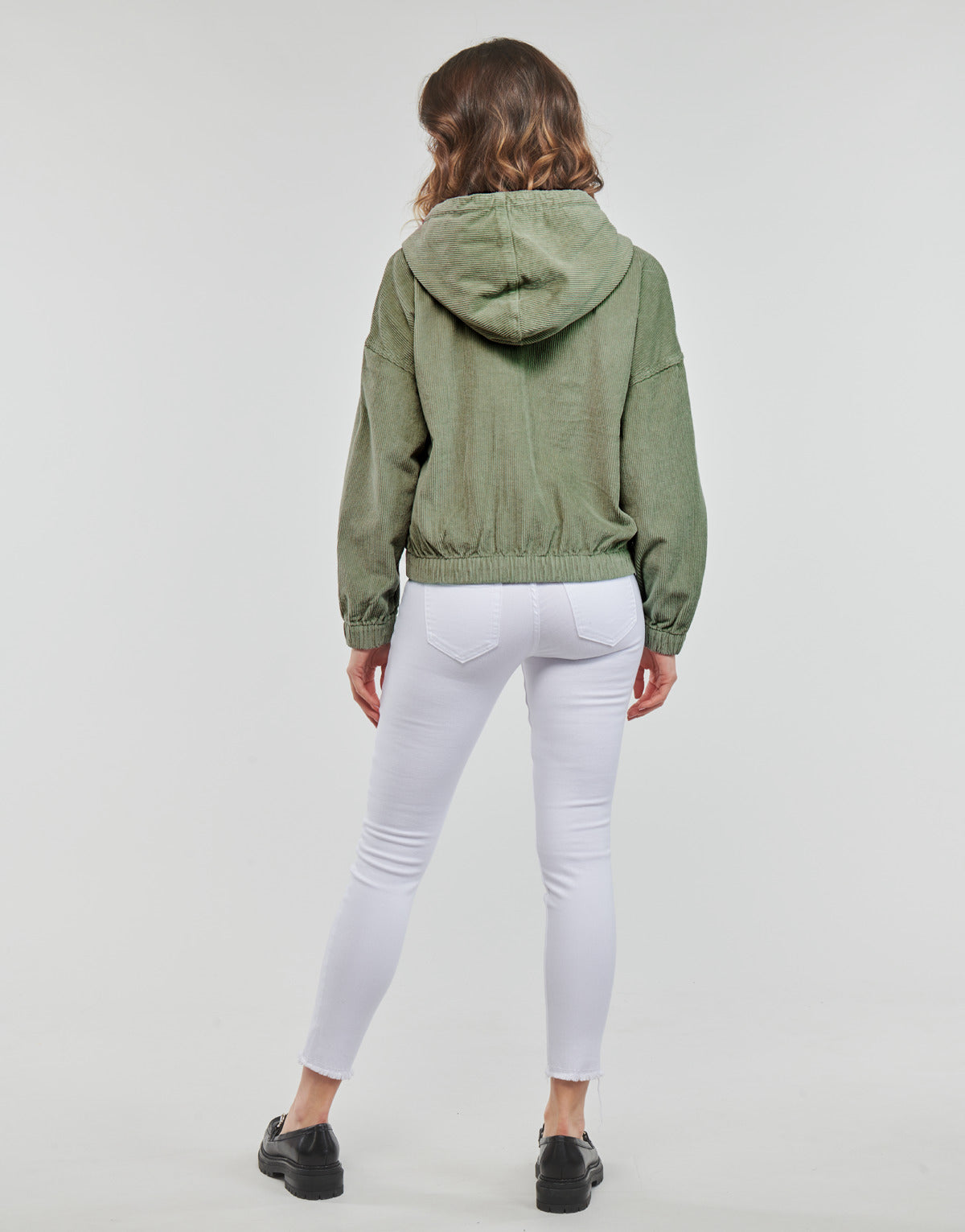 Giubbotto Donna Only ONLKENZIE L/S CORD JACKET CC PNT Verde